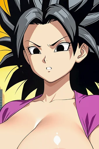 Caulifla Boobs Out (Dragon Ball Super)