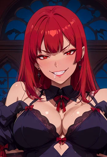 Busty Big Cock Futa Vampire Babe (Request)