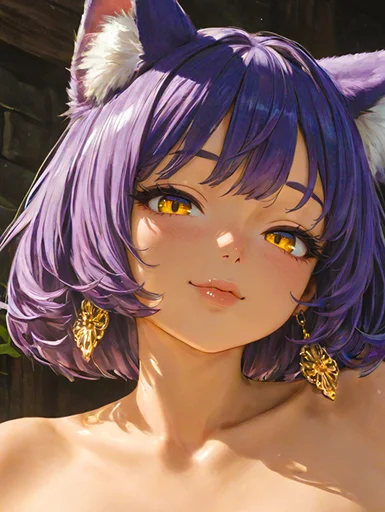 Purple Kitty